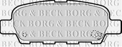 BORG & BECK bbp1839 -  Комплект тормозных колодок, дисковый тормоз